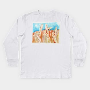 Wheat Field Kids Long Sleeve T-Shirt